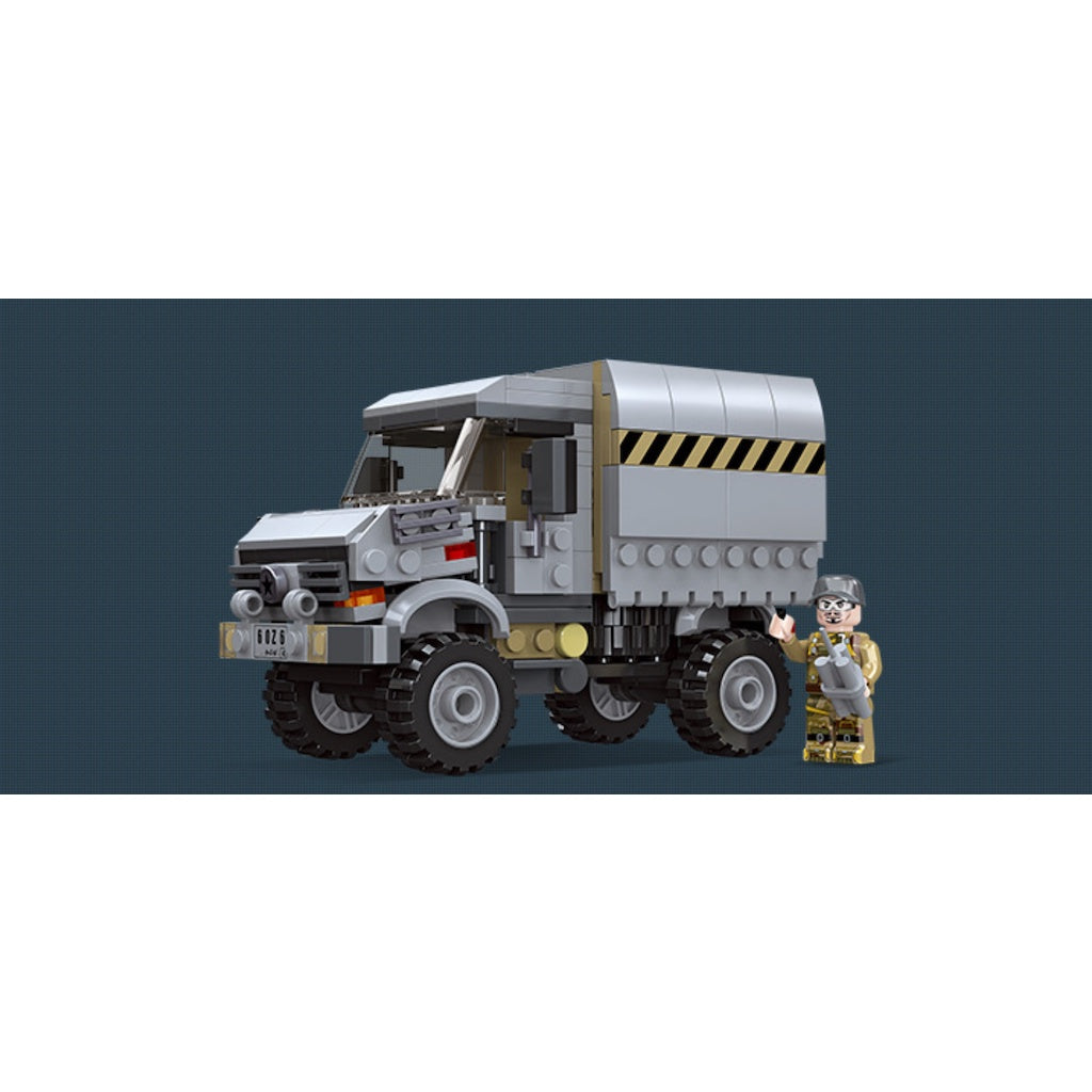 255PCS MOC Military Unimok Combat Vehicle Truck Figure Model Toy Building Block Brick Gift Kids DIY Set New Compatible Lego