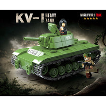 Load image into Gallery viewer, 461PCS MOC Military KV-1 Heavy Tank Figure Model Toy Building Block Brick Gift Kids DIY Set New Compatible Lego
