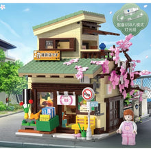 Load image into Gallery viewer, 921PCS MOC City Street JP Style Grocery Store Minimart House Figure Light Model Toy Building Block Brick Gift Kids DIY Set New Compatible Lego
