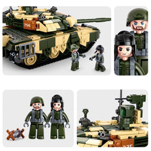Load image into Gallery viewer, 758PCS MOC Military T90MS MBT Main Battle Tank Figure Scene Model Toy Building Block Brick Gift Kids DIY Set New 1:35 Compatible Lego
