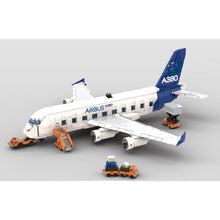 Load image into Gallery viewer, 1945PCS MOC Airbus A380 Airliner Aircraft Airplane Model Toy Building Block Brick Gift Kids DIY Set New Compatible Lego
