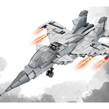 Load image into Gallery viewer, 611PCS MOC Military 2in1 SU-27 Sukhoi Flanker Air Fighter Aircraft Rebot Mecha Figure Model Toy Building Block Brick Gift Kids DIY Set New Compatible Lego
