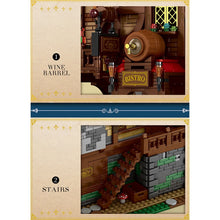 Load image into Gallery viewer, 2831PCS MOC City European Century Medieval Bistro Model Toy Building Block Brick Gift Kids DIY Set New Compatible Lego
