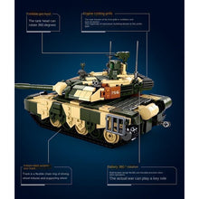 Load image into Gallery viewer, 758PCS MOC Military T90MS MBT Main Battle Tank Figure Scene Model Toy Building Block Brick Gift Kids DIY Set New 1:35 Compatible Lego
