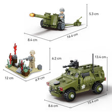 Load image into Gallery viewer, 517PCS MOC Military VBL Armored Vehicle Figure Scene Model Toy Building Block Brick Gift Kids DIY Set New Compatible Lego

