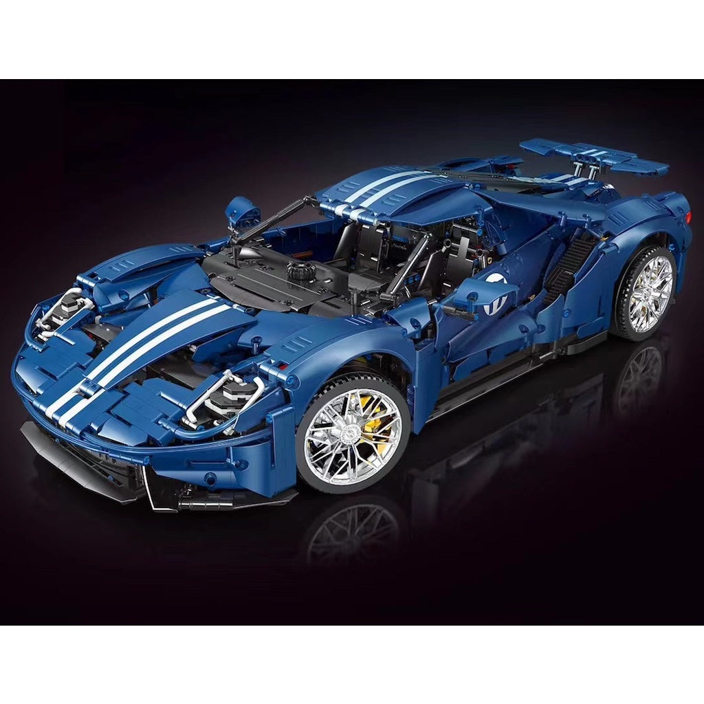 3056PCS MOC Technic Speed Large Static Ford GT Super Racing Sports Car Model Toy Building Block Brick Gift Kids DIY Set New 1:8 Compatible Lego