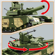 Load image into Gallery viewer, 293PCS MOC Military T-90 Main Battle Tank Figure Model Toy Building Block Brick Gift Kids DIY Set New Compatible Lego

