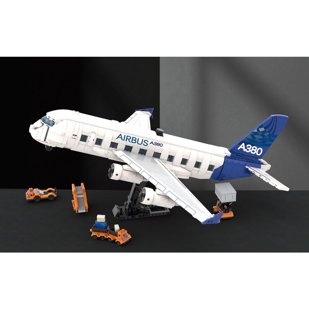 1945PCS MOC Airbus A380 Airliner Aircraft Airplane Model Toy Building Block Brick Gift Kids DIY Set New Compatible Lego
