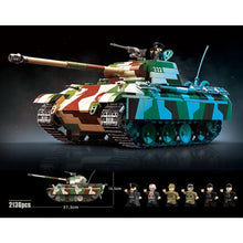 Load image into Gallery viewer, 2136PCS MOC Military Panther G Panzerkampfwagen V Sd Kfz 171 Tank Figure Model Toy Building Block Brick Gift Kids DIY Set New Compatible Lego

