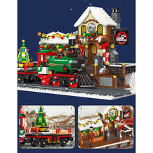 Load image into Gallery viewer, 1362PCS MOC Christmas Train Station Light Model Toy Building Block Brick Gift Kids DIY Set New Compatible Lego
