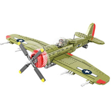 Load image into Gallery viewer, 511PCS MOC Military P-47 Thunderbolt Air Fighter Airplane Figure Model Toy Building Block Brick Gift Kids DIY Set New Compatible Lego
