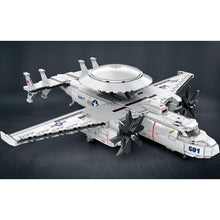 Load image into Gallery viewer, 1144PCS MOC Military E-2 Hawkeye Airborne Early Warning Aircraft Model Toy Building Block Brick Gift Kids DIY Set New Compatible Lego
