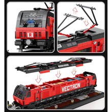 Load image into Gallery viewer, 1889PCS MOC Europe Vectron Rail Train Model Toy Building Block Brick Gift Kids DIY Set New Compatible Lego
