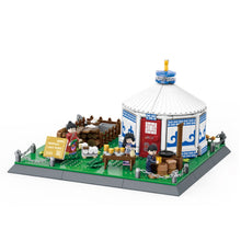 Load image into Gallery viewer, 778PCS MOC Architecture Inner Mongolian Yurt Traditional House Figure Model Toy Building Block Brick Gift Kids DIY Set New Compatible Lego
