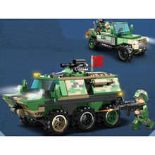 Load image into Gallery viewer, 258PCS MOC Military 2in1 Type 90 Armored Vehicle Jeep Figure Model Toy Building Block Brick Gift Kids DIY Set New Compatible Lego
