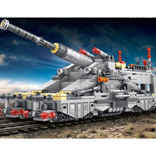Load image into Gallery viewer, 853PCS MOC Military Schwerer Gustav Dora Cannon Tank Model Toy Building Block Brick Gift Kids DIY Set New Compatible Lego
