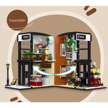 Load image into Gallery viewer, 1454PCS MOC City Street Coffee Shop House Cafe Restaurant Light Model Toy Building Block Brick Gift Kids DIY Set New Compatible Lego
