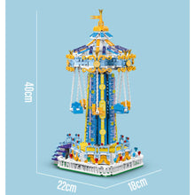 Load image into Gallery viewer, 1892PCS MOC City Amusement Park Funfair Rotary Windmill Model Toy Building Block Brick Gift Kids DIY Set New Compatible Lego

