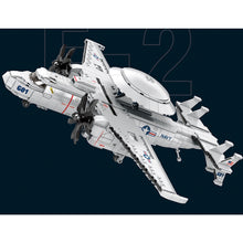 Load image into Gallery viewer, 1144PCS MOC Military E-2 Hawkeye Airborne Early Warning Aircraft Model Toy Building Block Brick Gift Kids DIY Set New Compatible Lego
