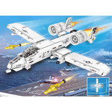 Load image into Gallery viewer, 428PCS MOC Military Bomber Air Fighter Aircraft Model Toy Building Block Brick Gift Kids DIY Set New Compatible Lego
