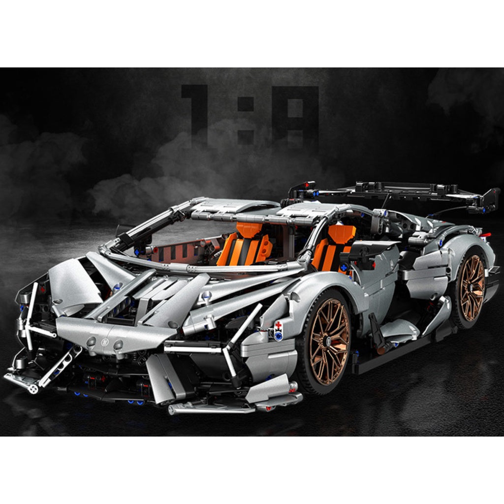 3224PCS MOC Technic Speed Static Large SVJ Super Racing Sports Car Model Toy Building Block Brick Gift Kids DIY Set New 1:8 Compatible Lego