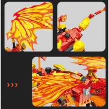 Load image into Gallery viewer, 409PCS MOC Lloyd&#39;s Legendary Fire Dragon Model Toy Building Block Brick Gift Kids DIY Set New Compatible Lego
