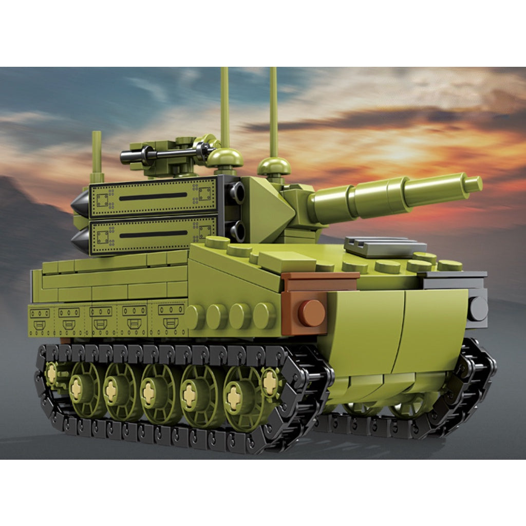 280PCS MOC Military Bobcat Infantry Tank Figure Model Toy Building Block Brick Gift Kids DIY Set New Compatible Lego