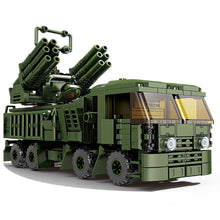 Load image into Gallery viewer, 987PCS MOC Military WW2 8in1 Pantsir S1 Truck Tank Helicopter Fighter Model Toy Building Block Brick Gift Kids DIY Set New Compatible Lego
