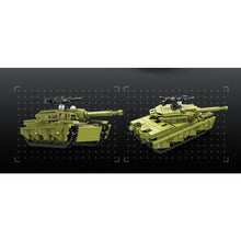 Load image into Gallery viewer, 280PCS MOC Military Abrams M1A2C Tank Figure Model Toy Building Block Brick Gift Kids DIY Set New Compatible Lego
