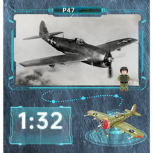 Load image into Gallery viewer, 511PCS MOC Military P-47 Thunderbolt Air Fighter Airplane Figure Model Toy Building Block Brick Gift Kids DIY Set New Compatible Lego
