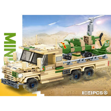 Load image into Gallery viewer, 364PCS MOC Military Assault Rotorcraft Truck Model Toy Building Block Brick Gift Kids DIY Set New Compatible Lego
