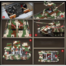 Load image into Gallery viewer, 2136PCS MOC Military Panther G Panzerkampfwagen V Sd Kfz 171 Tank Figure Model Toy Building Block Brick Gift Kids DIY Set New Compatible Lego
