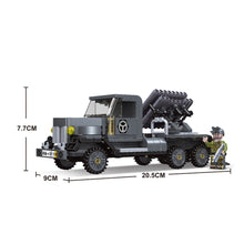 Load image into Gallery viewer, 338PCS MOC Military BM Rocket Artillery Truck Figure Model Toy Building Block Brick Gift Kids DIY Set New Compatible Lego
