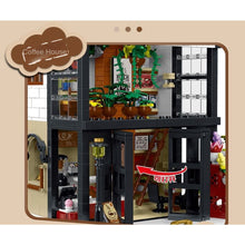 Load image into Gallery viewer, 1454PCS MOC City Street Coffee Shop House Cafe Restaurant Light Model Toy Building Block Brick Gift Kids DIY Set New Compatible Lego
