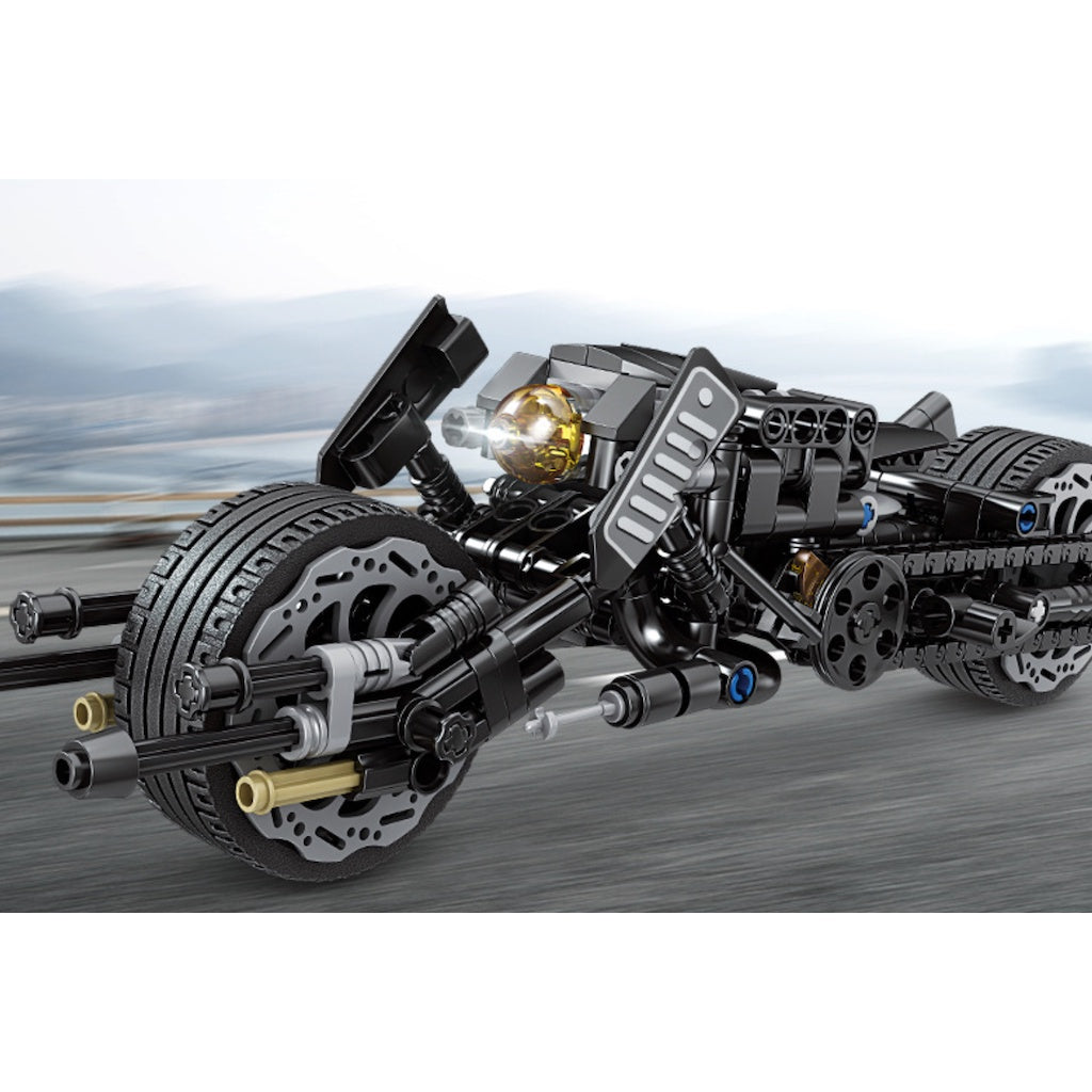 320PCS MOC Technic Speed Batmobile Motor Bike Motorcycle Model Toy Building Block Brick Gift Kids DIY Set New Compatible Lego