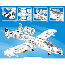 Load image into Gallery viewer, 428PCS MOC Military Bomber Air Fighter Aircraft Model Toy Building Block Brick Gift Kids DIY Set New Compatible Lego
