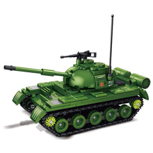 Load image into Gallery viewer, 501PCS MOC Military Type 59 Tracked Armored Tank Figure Model Toy Building Block Brick Gift Kids DIY Set New Compatible Lego
