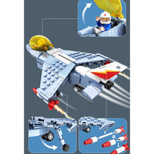 Load image into Gallery viewer, 217PCS MOC Military Harrier Jet Air Fighter Figure Model Toy Building Block Brick Gift Kids DIY Set New
