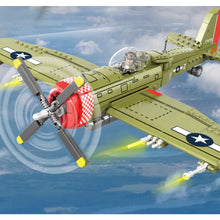 Load image into Gallery viewer, 511PCS MOC Military P-47 Thunderbolt Air Fighter Airplane Figure Model Toy Building Block Brick Gift Kids DIY Set New Compatible Lego
