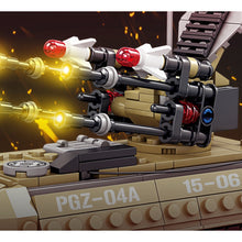 Load image into Gallery viewer, 578PCS MOC Military PGZ-04A 25mm Self-propelled Anti Aircraft Radar Figure Model Toy Building Block Brick Gift Kids DIY Set New Compatible Lego
