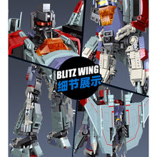 Load image into Gallery viewer, 1448PCS MOC Blitz Wing Mecha Warrior Figure Model Toy Building Block Brick Gift Kids DIY Set New
