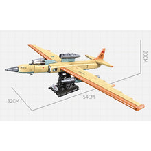 Load image into Gallery viewer, 1363PCS MOC Military U-2 Dragon Lady Reconnaissance Airplane Model Toy Building Block Brick Gift Kids DIY Set New Compatible Lego
