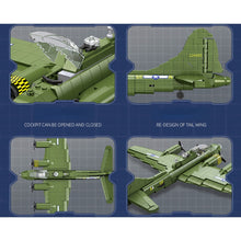 Load image into Gallery viewer, 886PCS MOC Military Strategic Bomber Air Fighter Aircraft Model Toy Building Block Brick Gift Kids DIY Set New Compatible Lego
