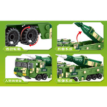 Load image into Gallery viewer, 365PCS MOC Military DF-17 Missile Truck Model Toy Building Block Brick Gift Kids DIY Set New Compatible Lego
