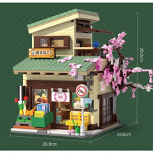 Load image into Gallery viewer, 921PCS MOC City Street JP Style Grocery Store Minimart House Figure Light Model Toy Building Block Brick Gift Kids DIY Set New Compatible Lego
