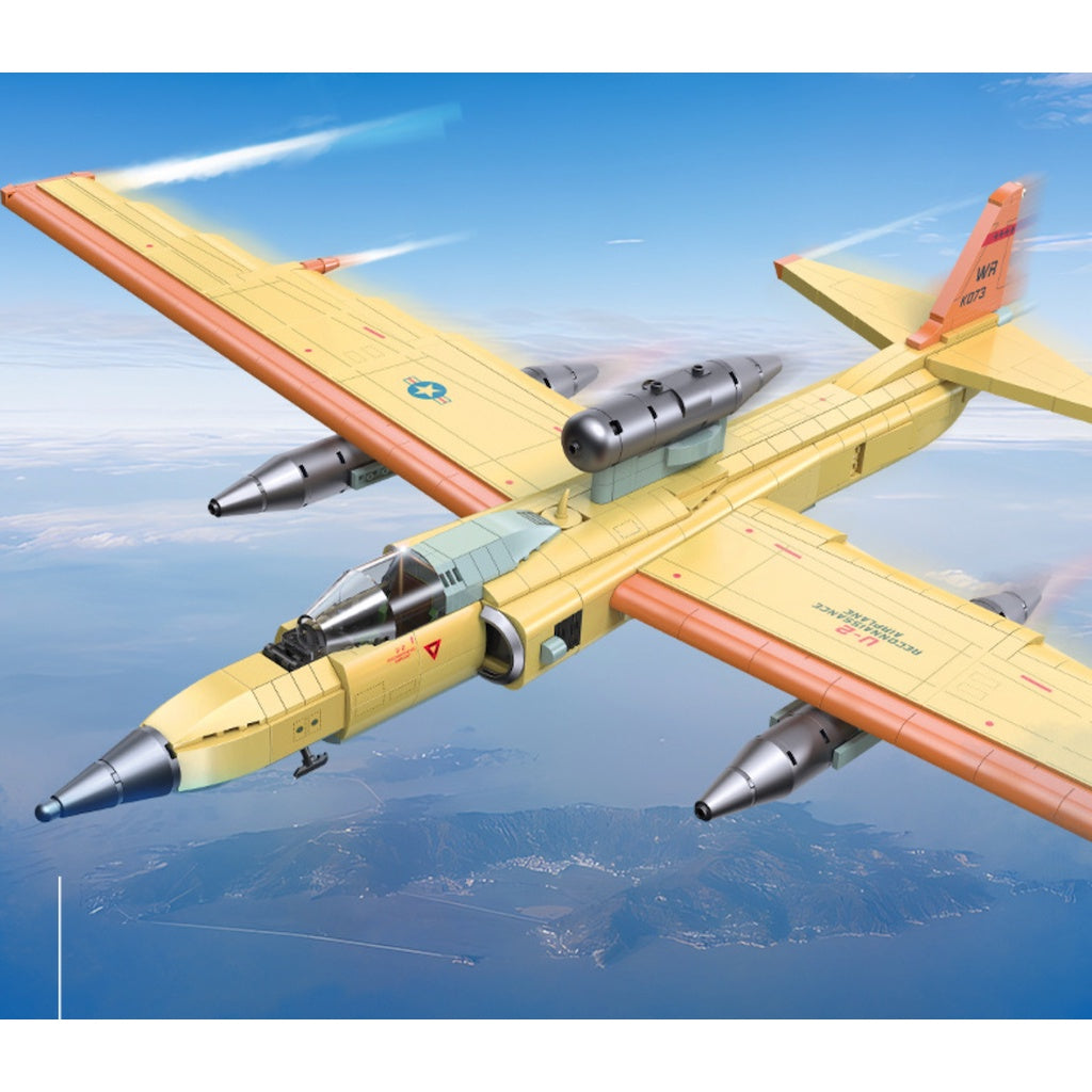 1363PCS MOC Military U-2 Dragon Lady Reconnaissance Airplane Model Toy Building Block Brick Gift Kids DIY Set New Compatible Lego