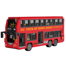 Load image into Gallery viewer, 891PCS MOC Hongkong City Red Double Decker Tour Bus Model Toy Building Block Brick Gift Kids DIY Set New Compatible Lego
