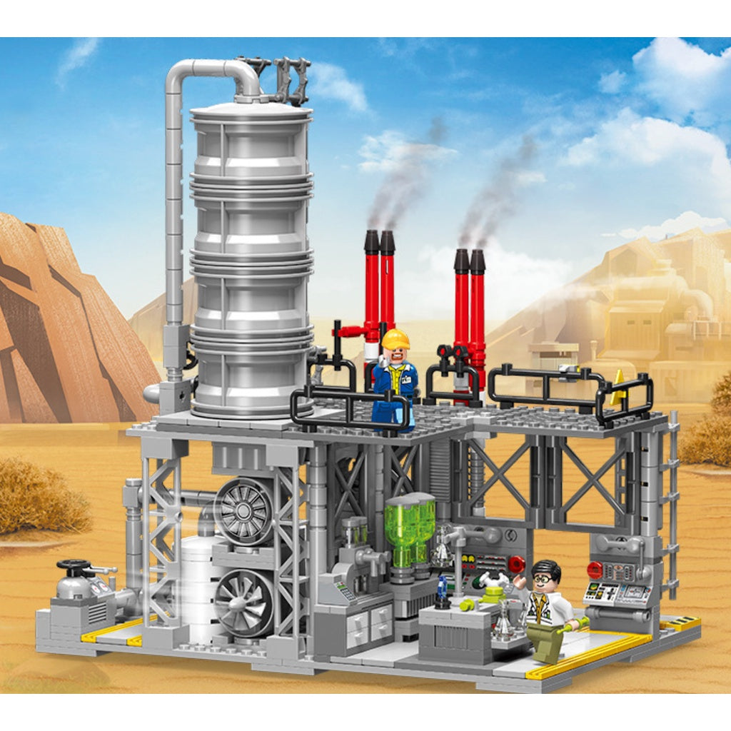 chemical plant lego MOC City Construction Chemical Plant Natural Gas Storage Laboratory Lo –  mycrazybuy store
