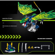 Load image into Gallery viewer, 447PCS MOC Lloyd&#39;s Legendary Flying Dragon Model Toy Building Block Brick Gift Kids DIY Set New Compatible Lego
