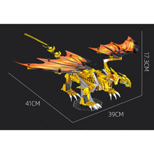 Load image into Gallery viewer, 452PCS MOC Lloyd&#39;s Legendary Golden Ultra Dragon Model Toy Building Block Brick Gift Kids DIY Set New Compatible Lego
